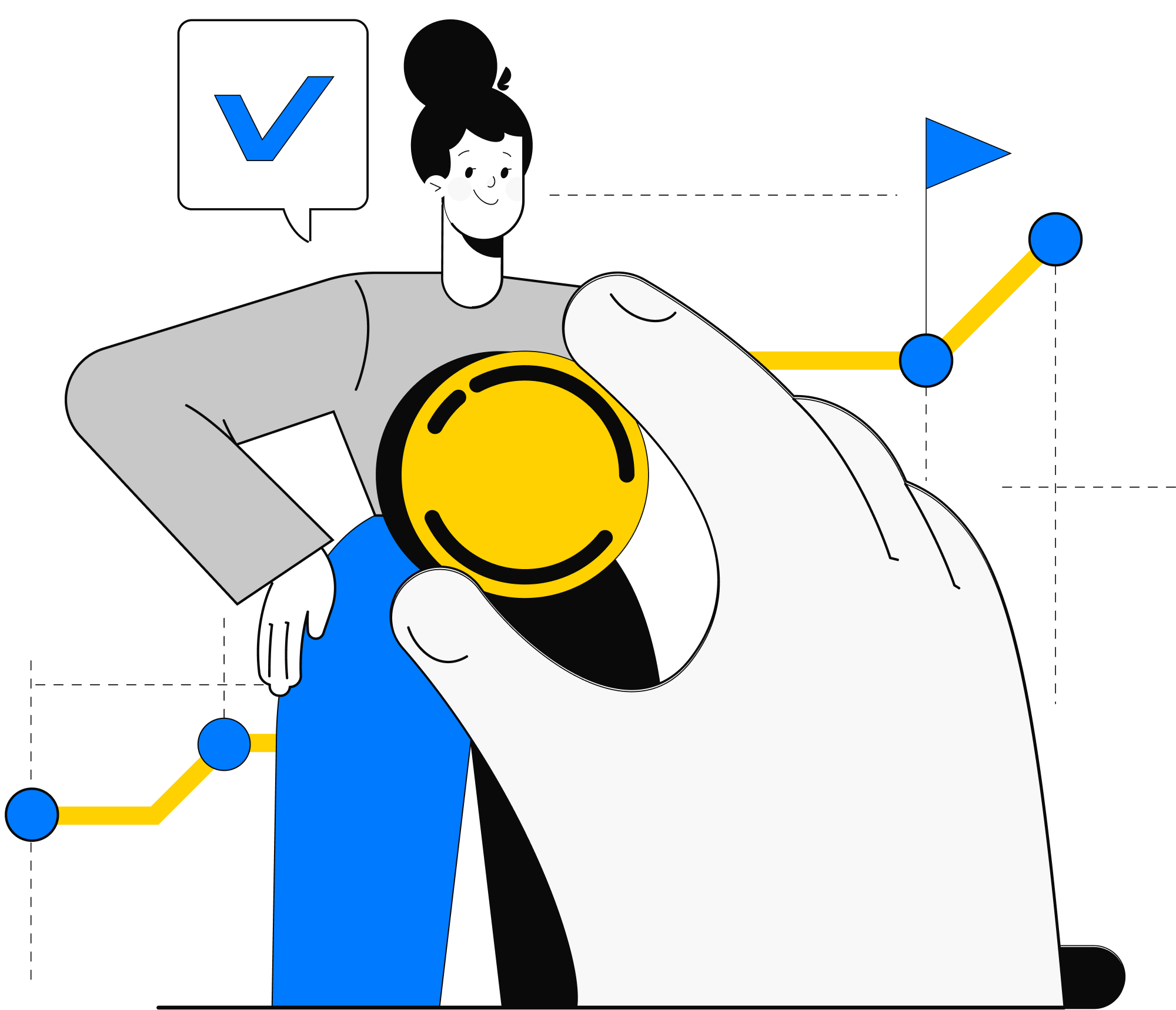 月額定額制 イラスト