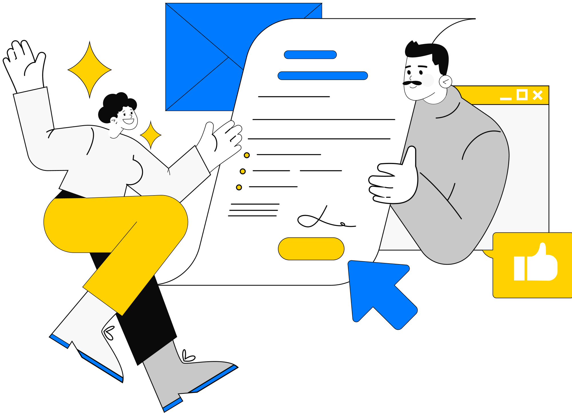 人事のプロが伴走 イラスト